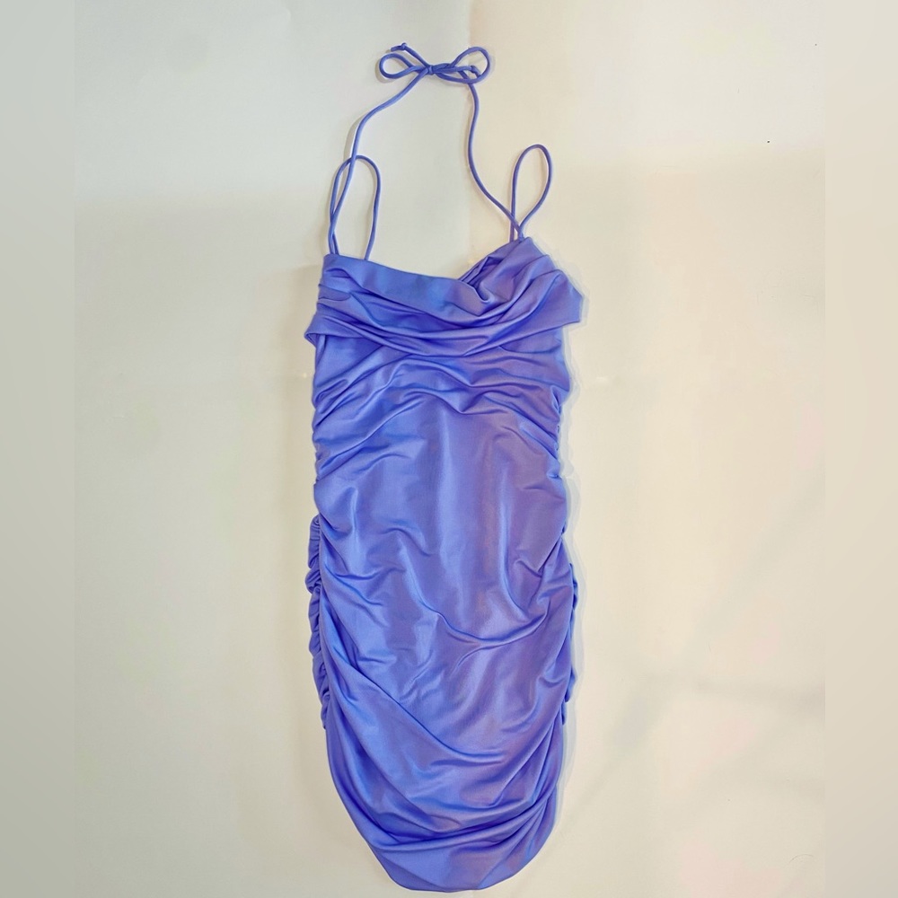 Beautiful lavender polyester dress in a size small from SHEIN.